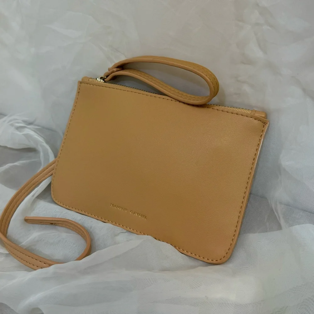 Mansur Gavriel Leather Clutch Pouch Wallet Wristlet